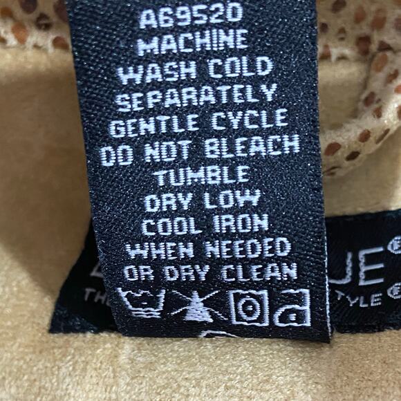 Dialogue The New Language of Style Faux Leather Jacket Snakeskin Print Size XL - Picture 11 of 12